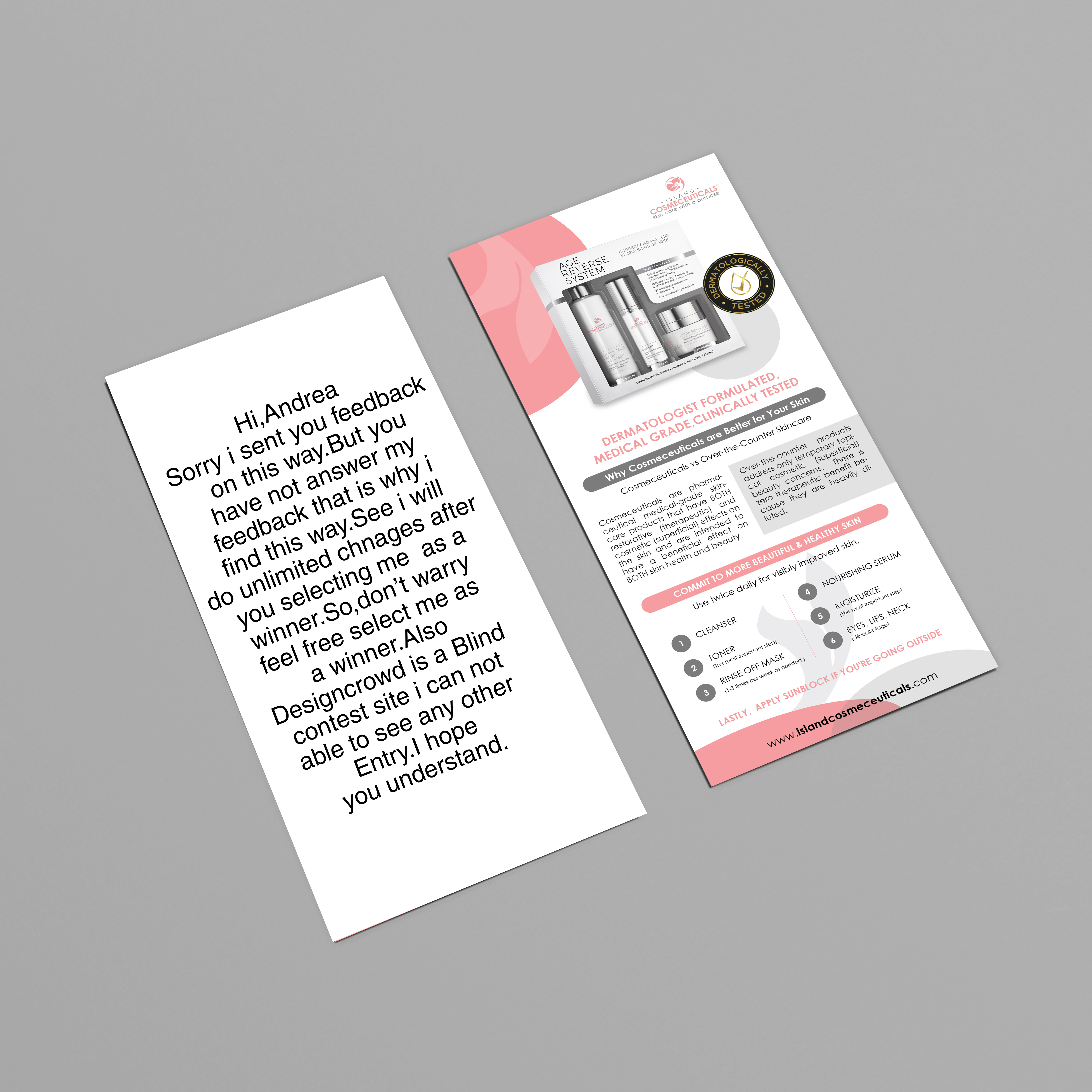 Flyer Design by TuktukiShree for Island Cosmeceuticals, LLC | Design #25473489