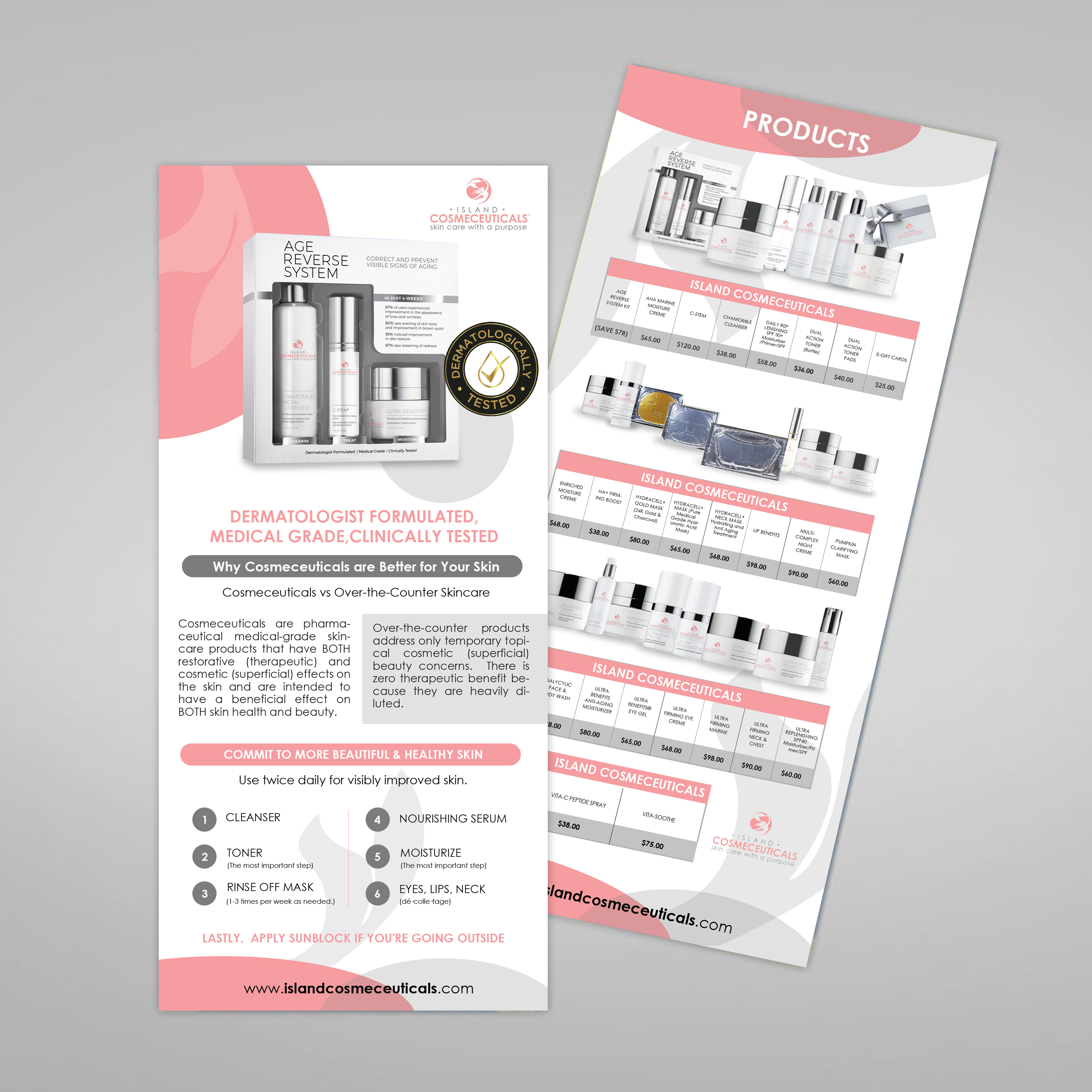 Flyer Design by TuktukiShree for Island Cosmeceuticals, LLC | Design #25474136