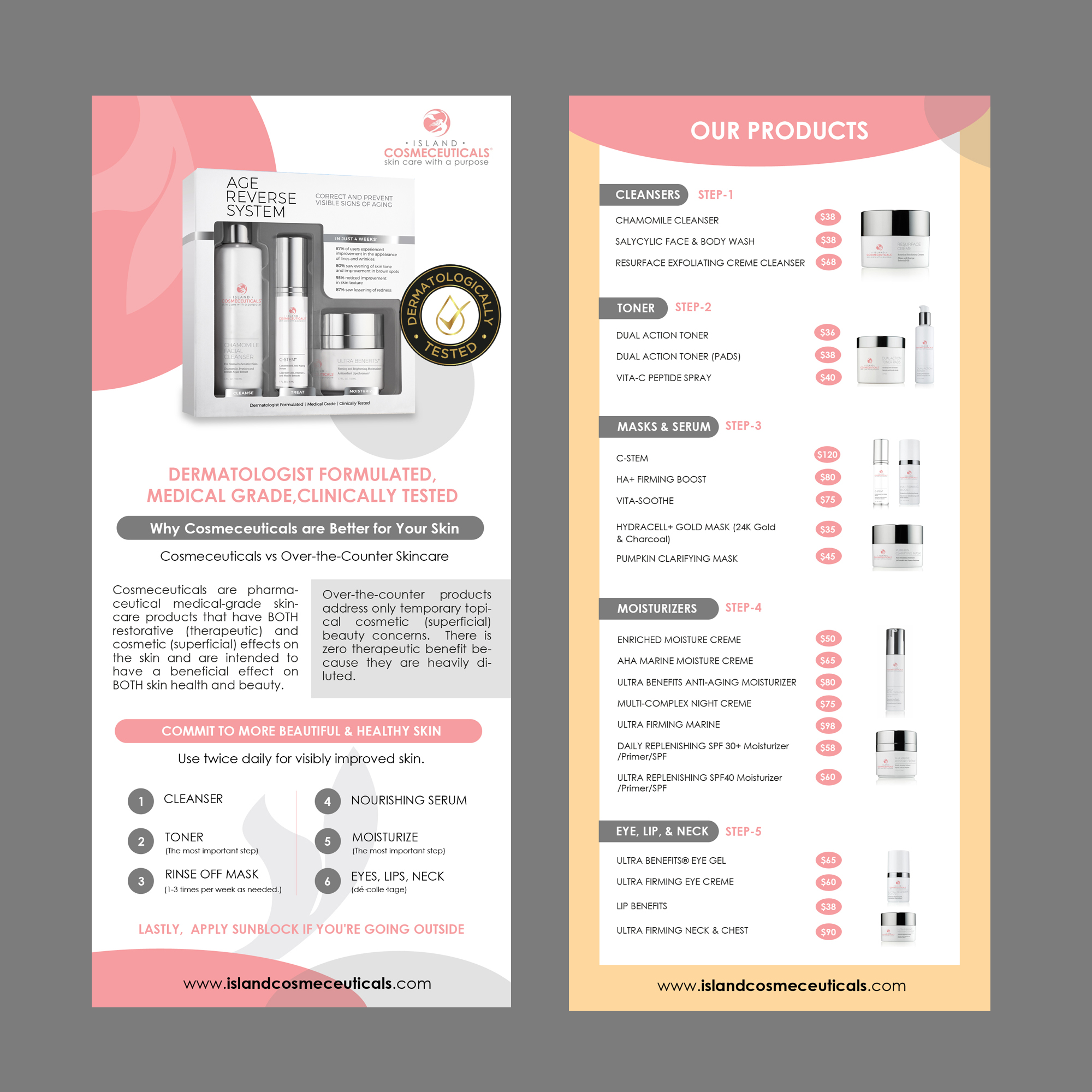 Flyer Design by TuktukiShree for Island Cosmeceuticals, LLC | Design #25507861