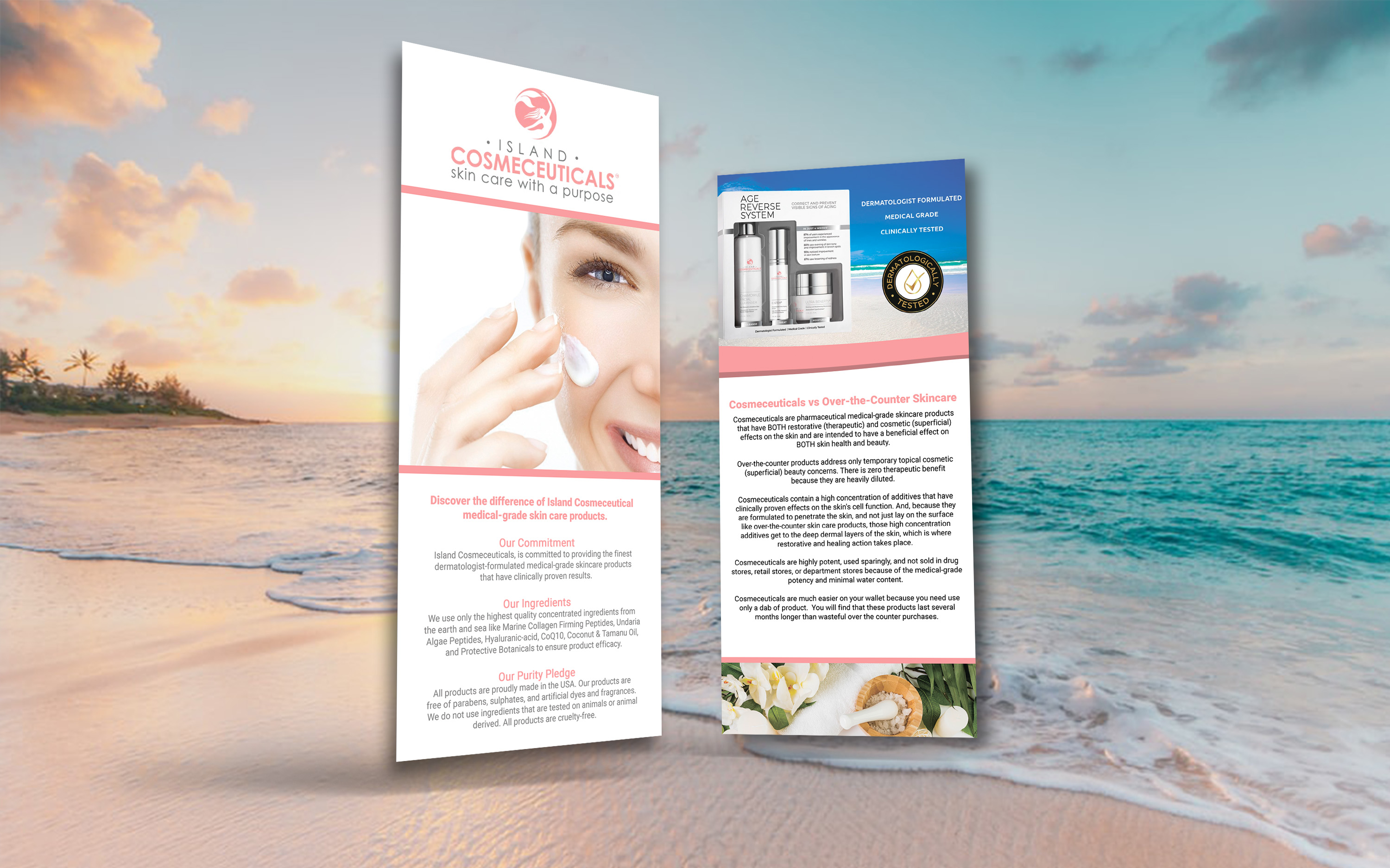 Design de Flyer par FutureDesigne pour Island Cosmeceuticals, LLC | Design #25420470