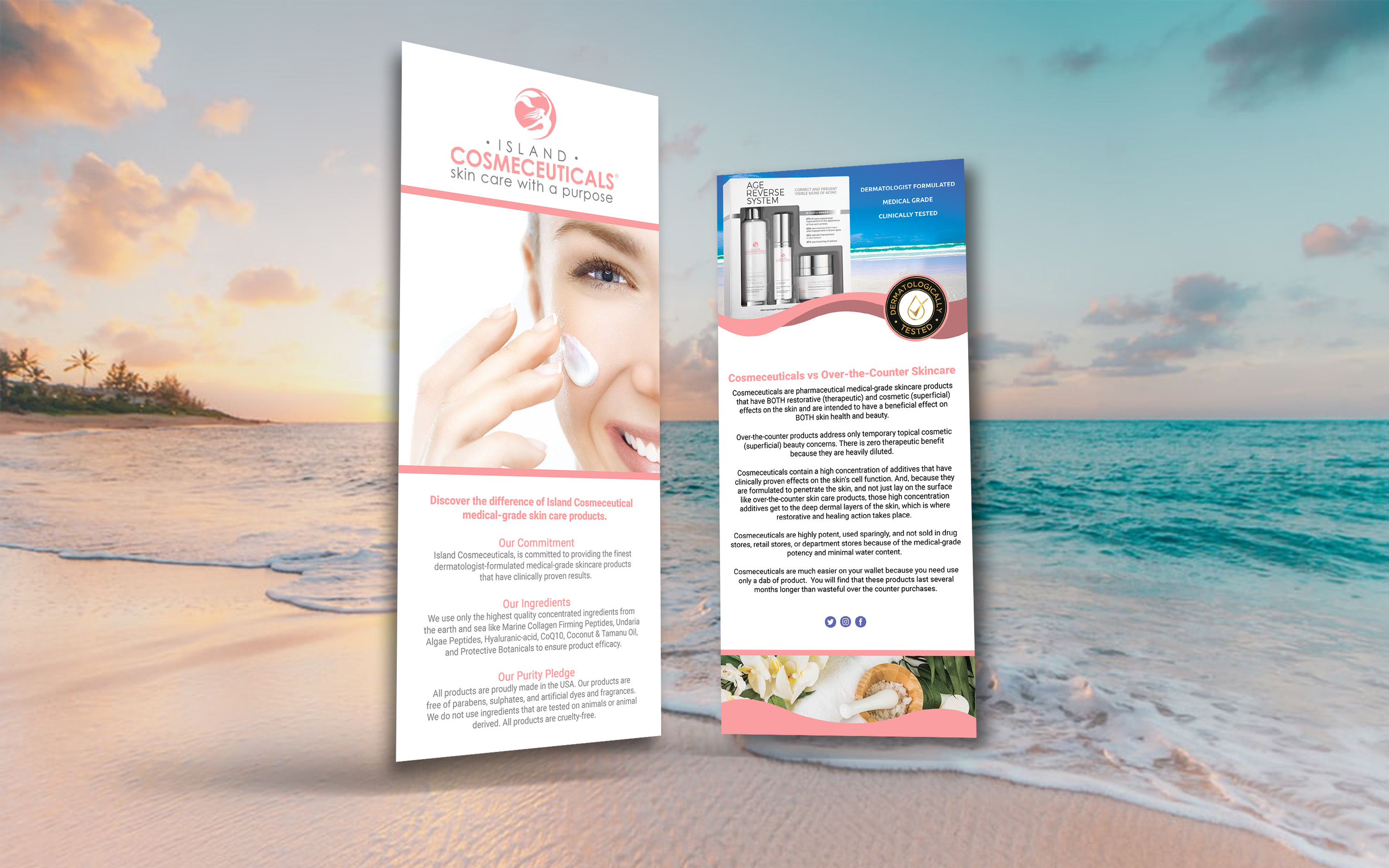 Flyer Design by FutureDesigne for Island Cosmeceuticals, LLC | Design #25420563