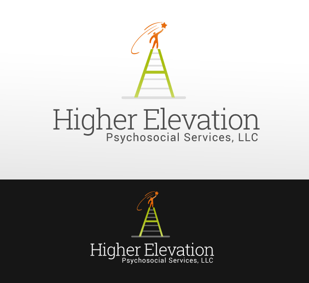 Logo-Design von ally designs für Higher Elevation Psychosocial Services, LLC | Design #25425934