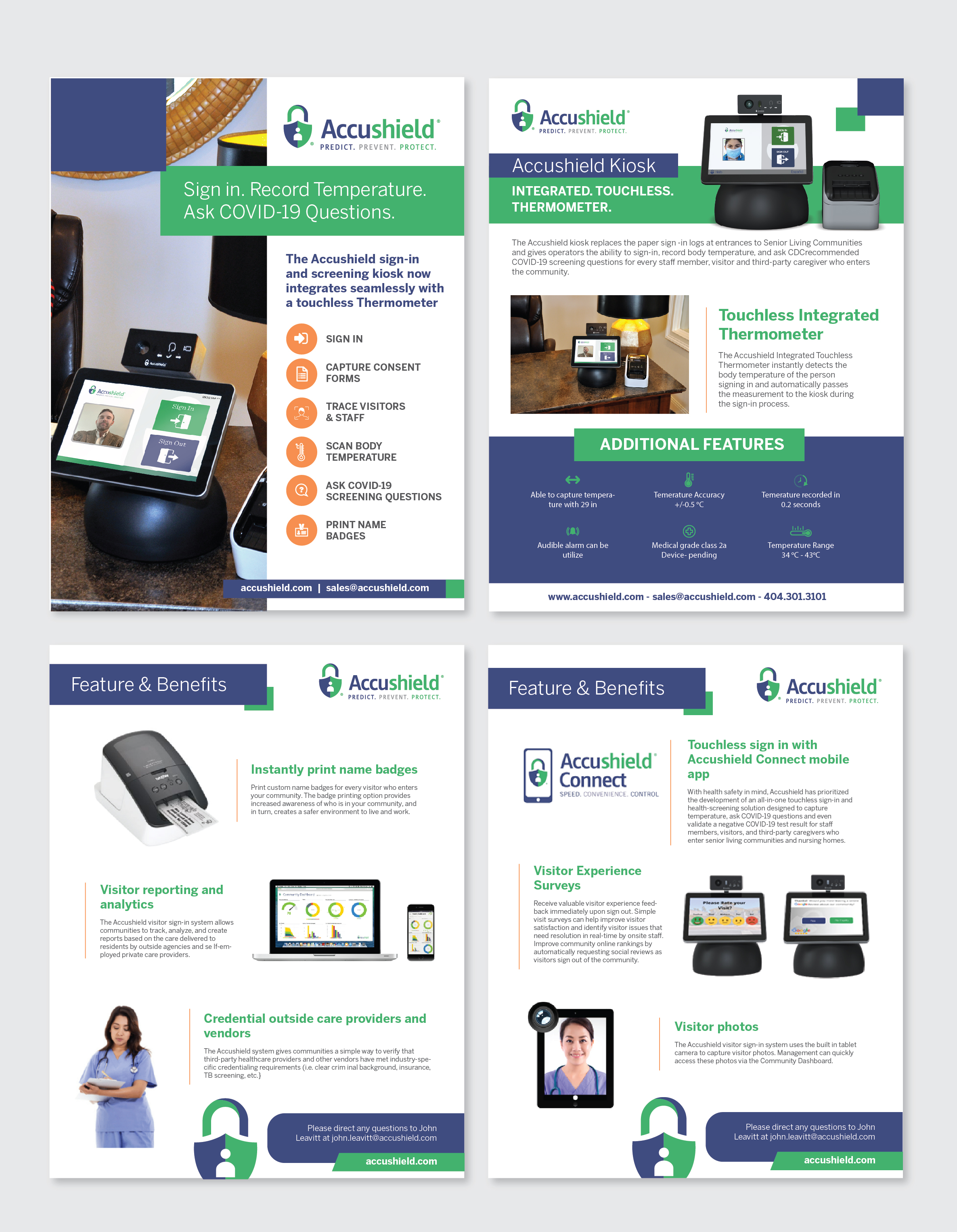 Brochure Design by Achiver for accushield | Design #25452560