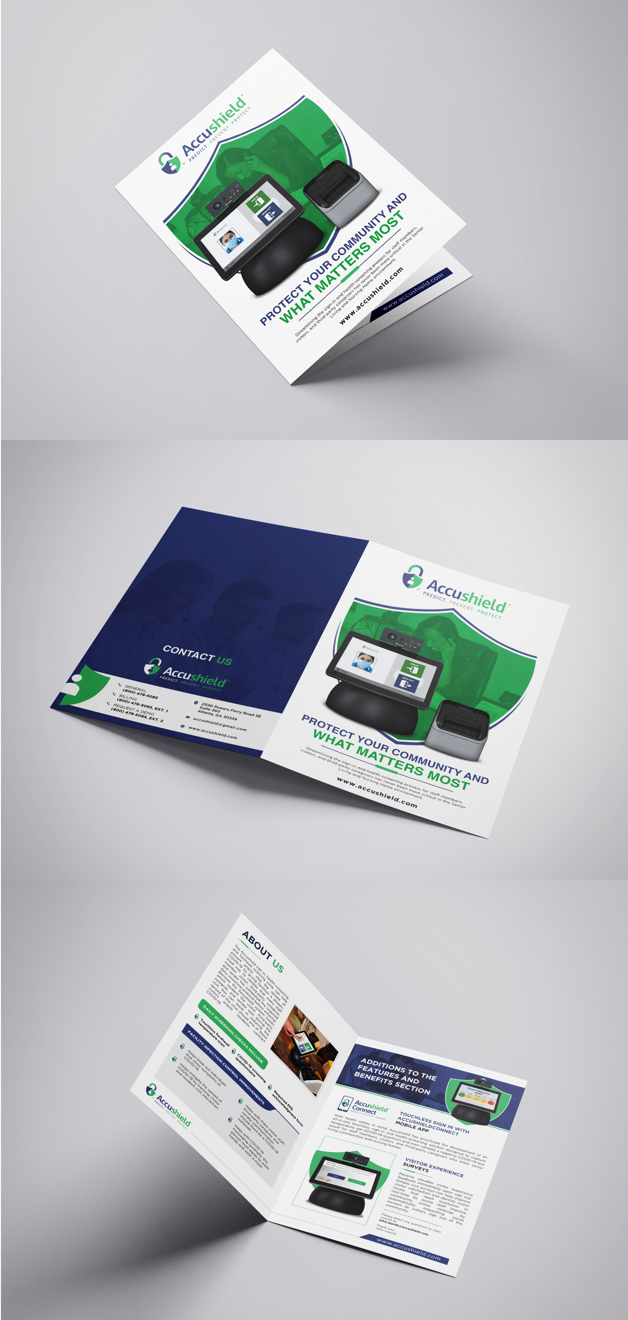 Brochure Design by debdesign for accushield | Design #25452766