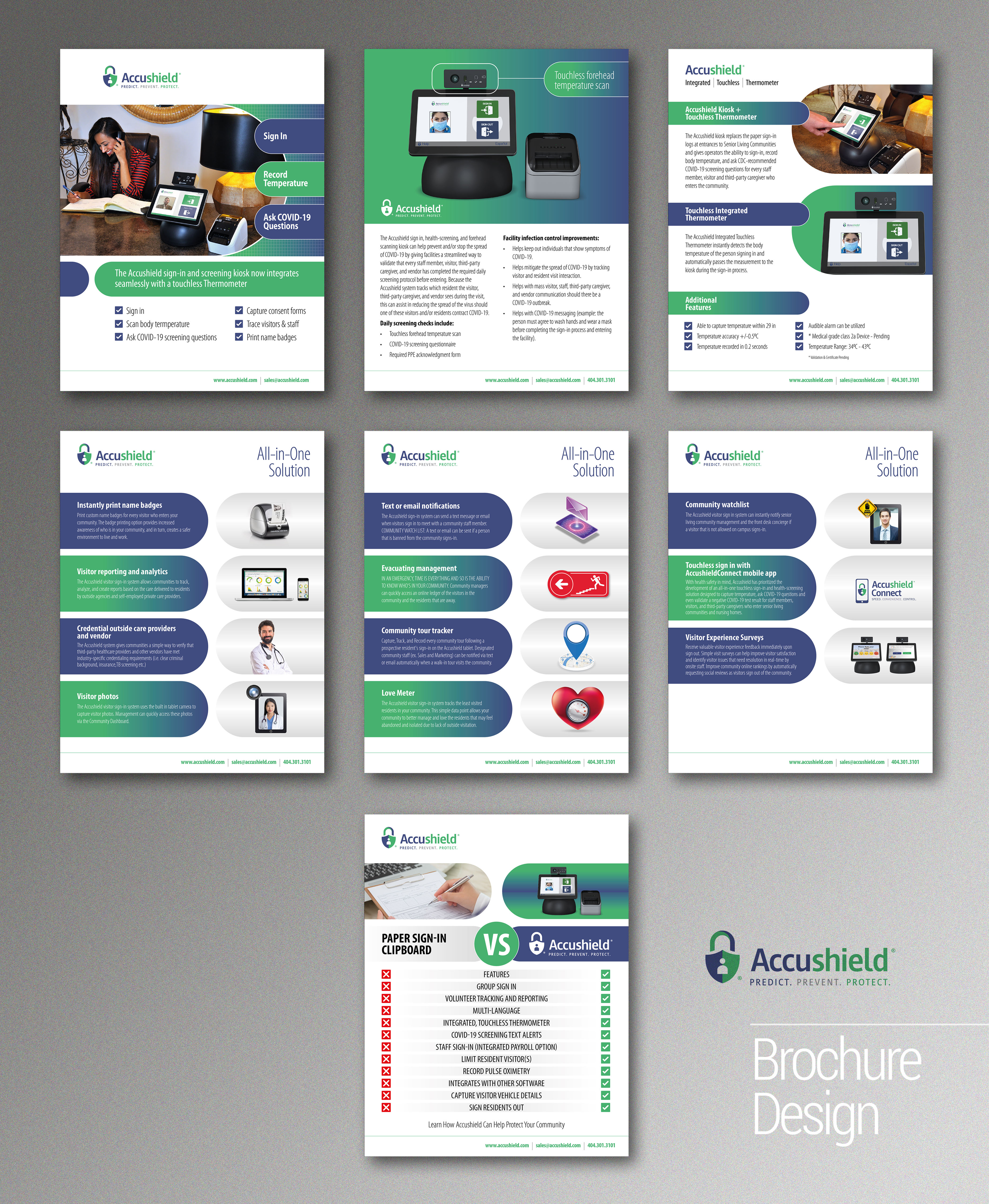 Design de Brochure par LeavingImpression pour accushield | Design #25467268