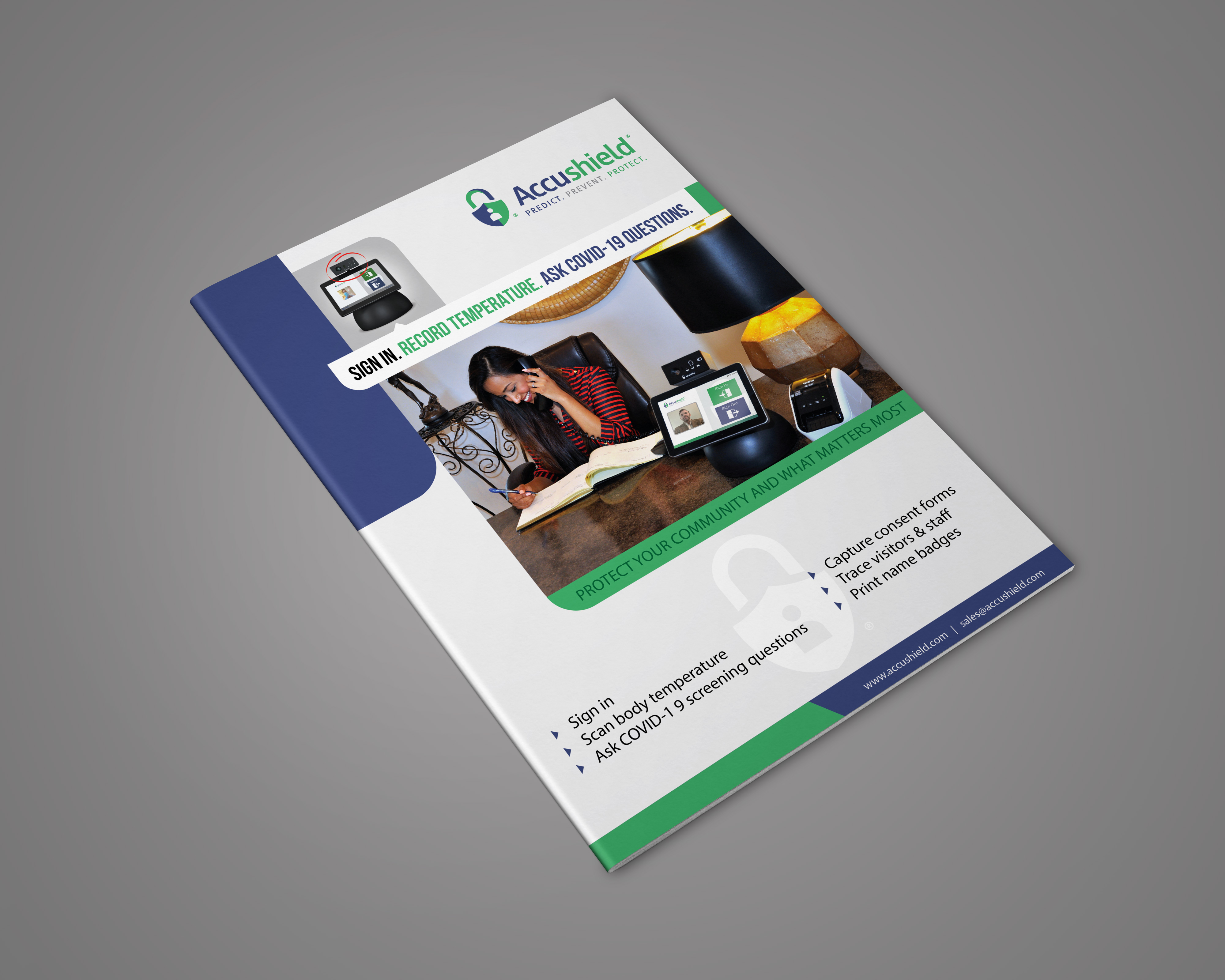 Brochure Design by Satish Chand 75 for accushield | Design #25428502
