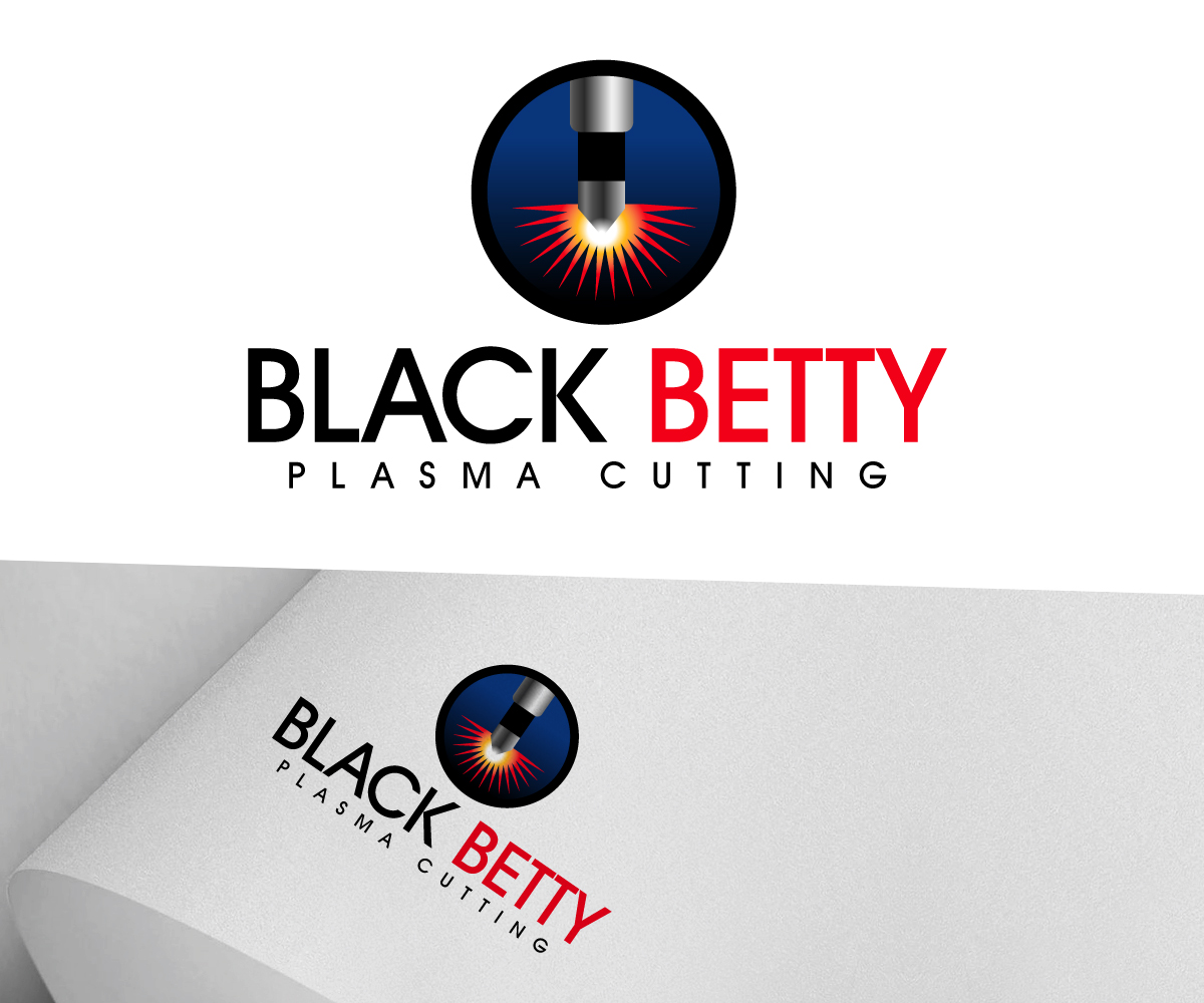 Logo Design by logoarts for Black Betty Plasma Cutting  | Design #25421953
