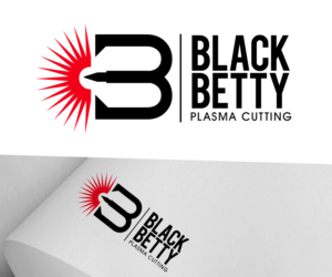 Logo Design by logoarts for Black Betty Plasma Cutting  | Design: #25421955
