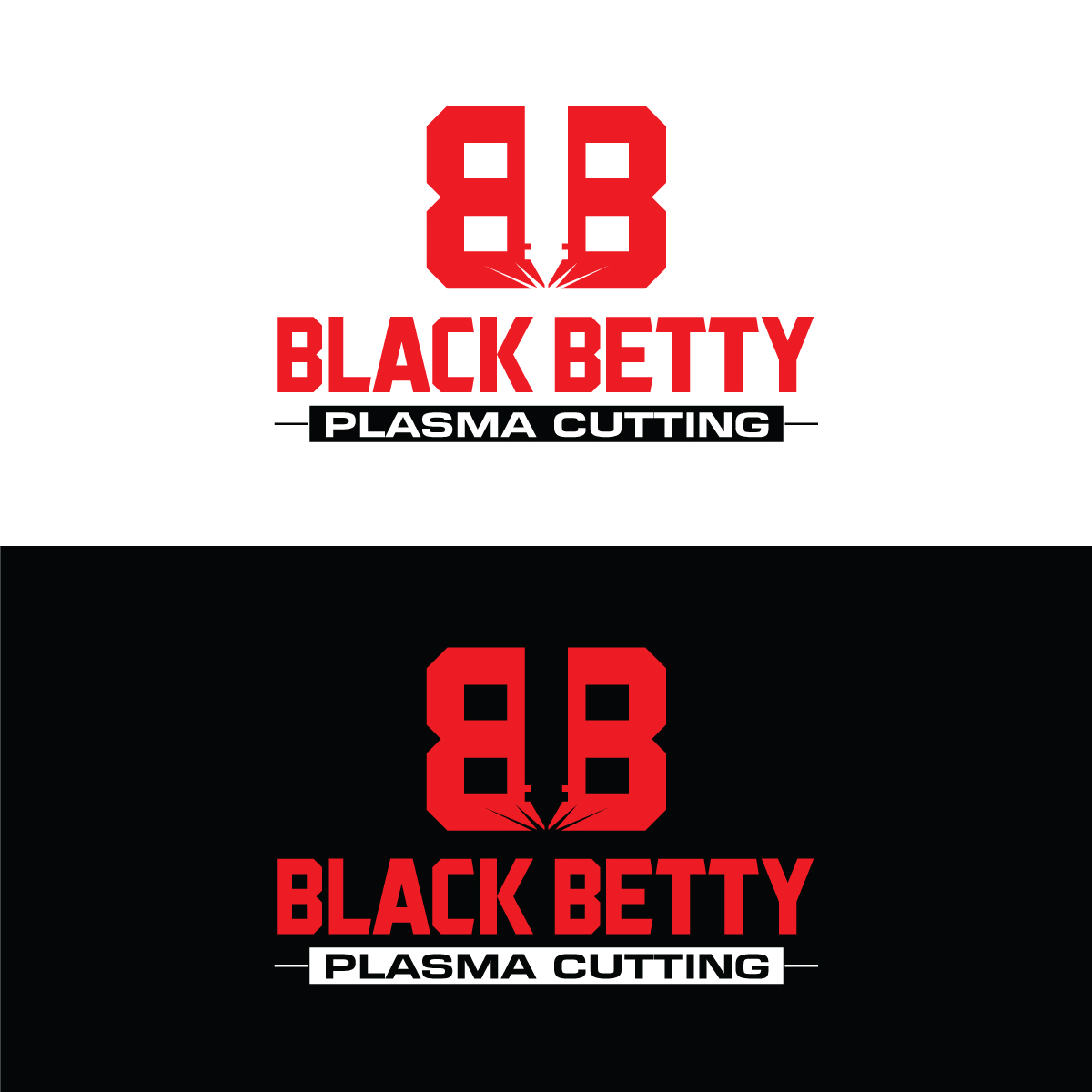 Logo Design by prodesigns99 for Black Betty Plasma Cutting  | Design #25422282