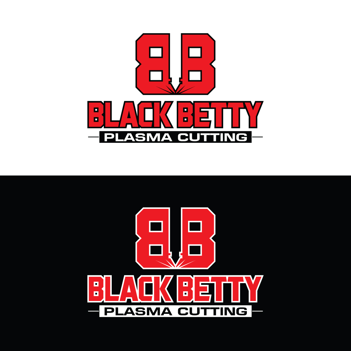 Logo Design by prodesigns99 for Black Betty Plasma Cutting  | Design #25422284