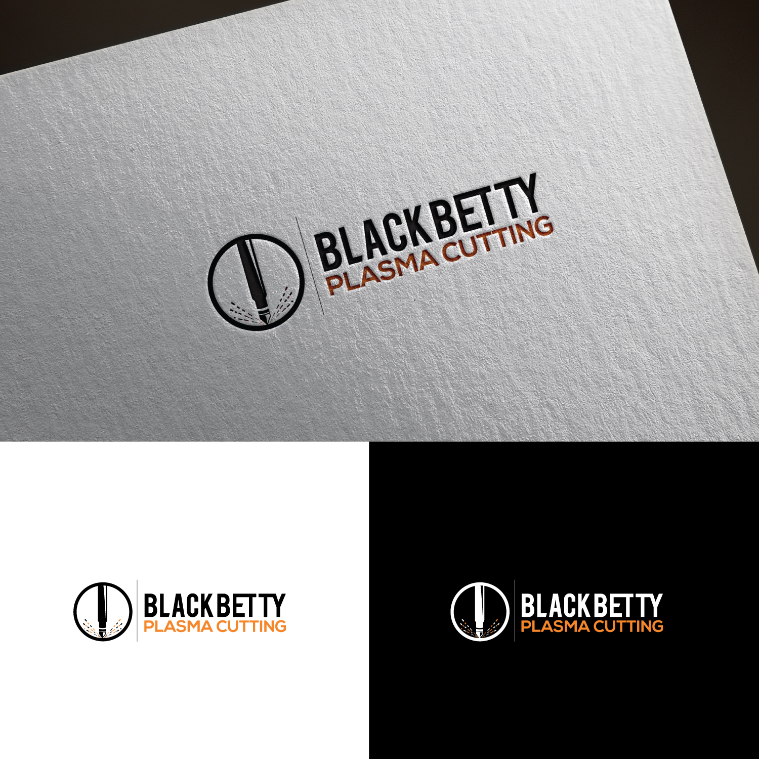 Logo Design by sankar999 for Black Betty Plasma Cutting  | Design #25423502