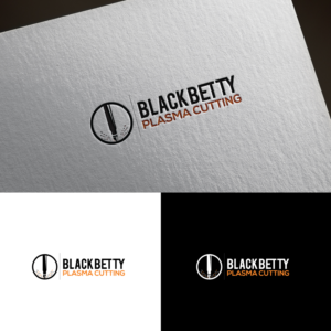Black Betty Plasma Cutting | Logo Design by sankar999