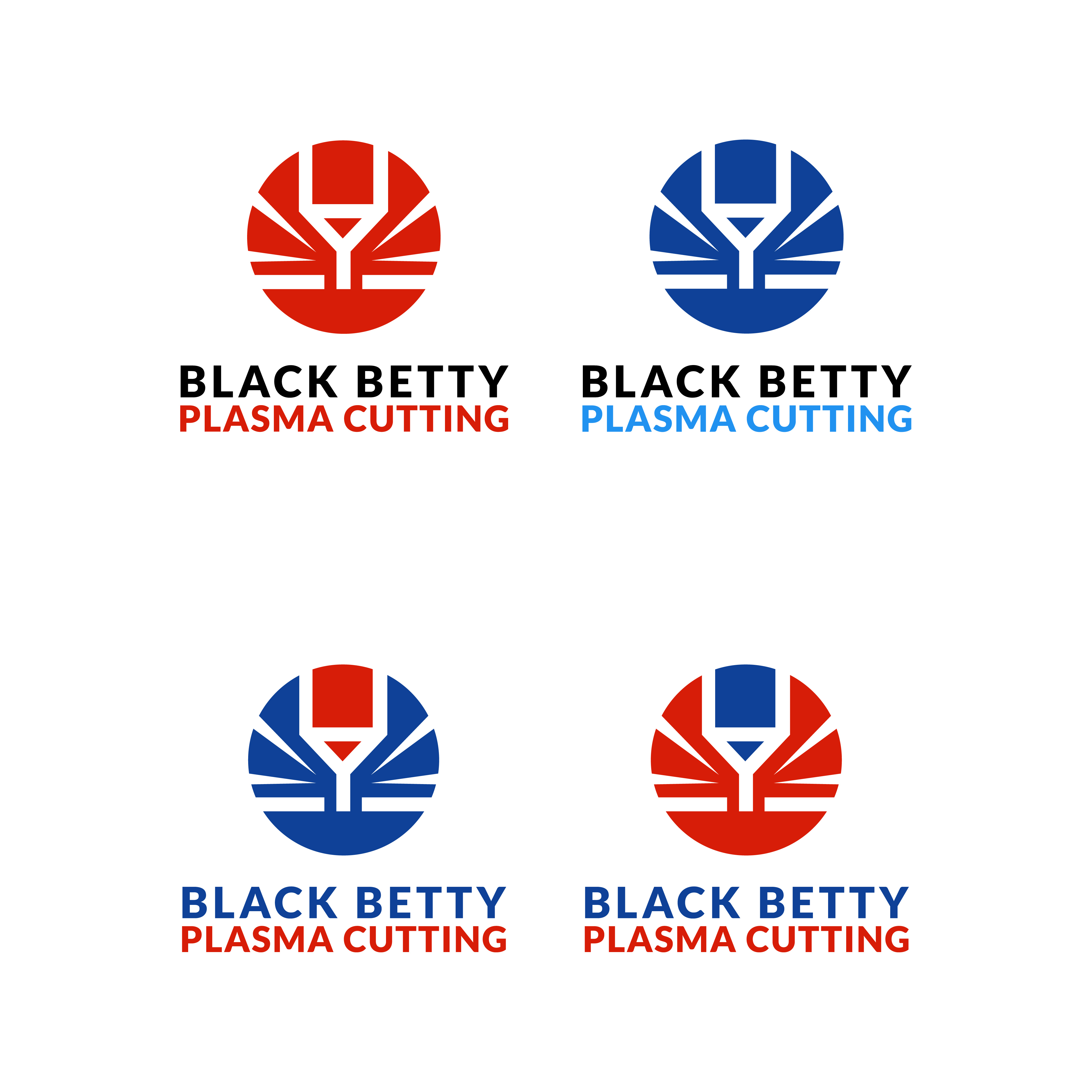 Logo Design by ahmadgo 2 for Black Betty Plasma Cutting  | Design #25423240