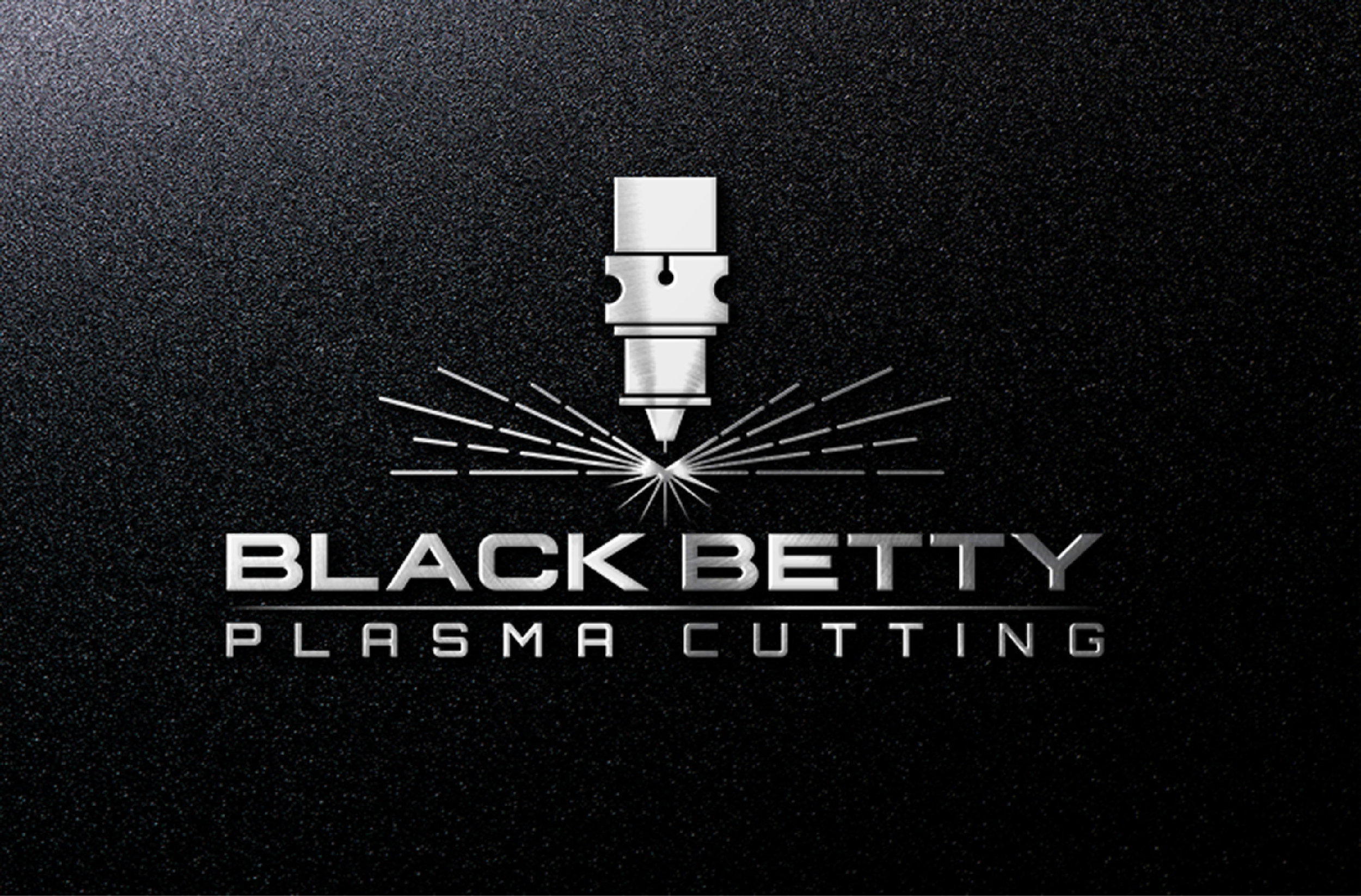 Logo Design by Cretovi for Black Betty Plasma Cutting  | Design #25424452