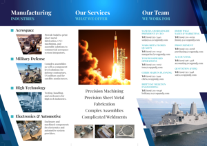 Aerospace & Defense Manufacturing Firm | Brochure Design by digitalpolo.com