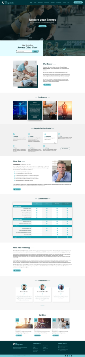 The Energy Clinic (theenergy.clinic) | Web-Design von Ved Web Services