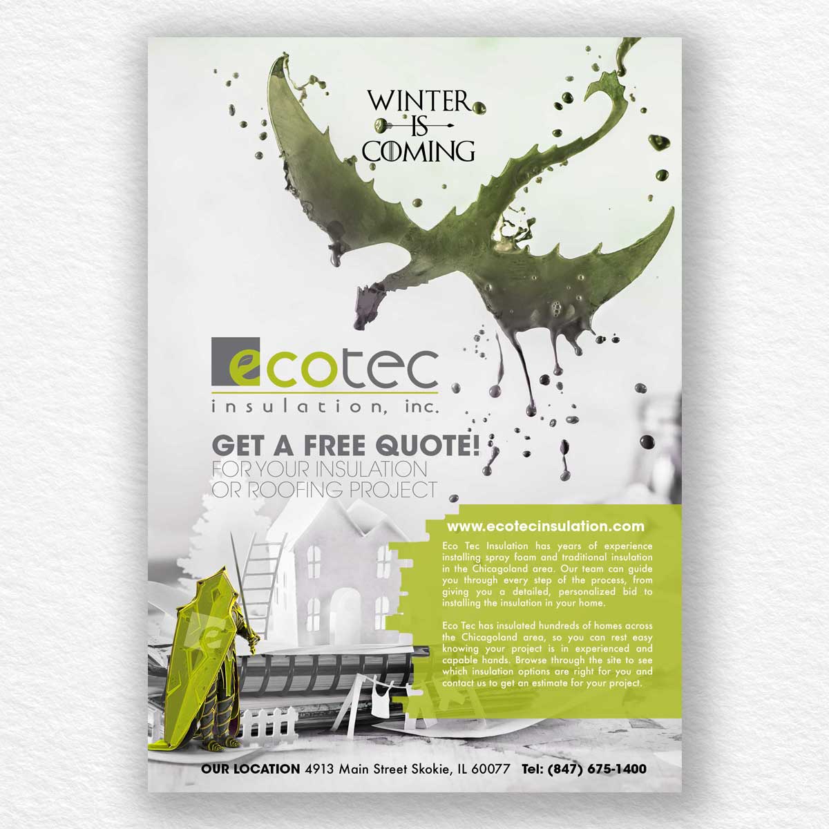 Billboard Design by lalpispita for Eco Tec Insulation, Inc | Design #25442686