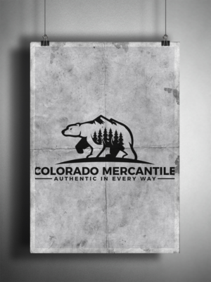 Colorado Mercantile  tagline ( authentic in every way) | Logo Design by hugrian