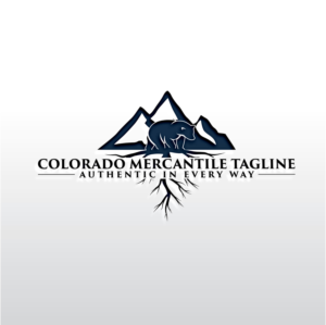 Colorado Mercantile  tagline ( authentic in every way) | Logo Design by Rosalia....