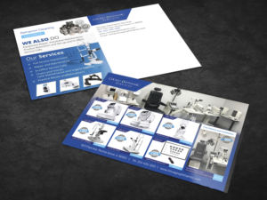 Postkarten-Design von Achiver für Chicago Ophthalmic Services, Inc | Design: #25458888