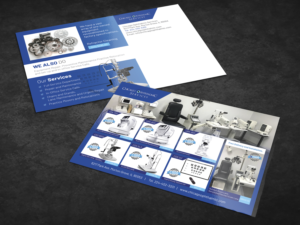 Postkarten-Design von Achiver für Chicago Ophthalmic Services, Inc | Design: #25458889