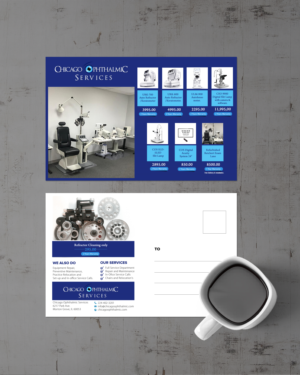 Postkarten-Design von chandrayaan.creative für Chicago Ophthalmic Services, Inc | Design #25452500