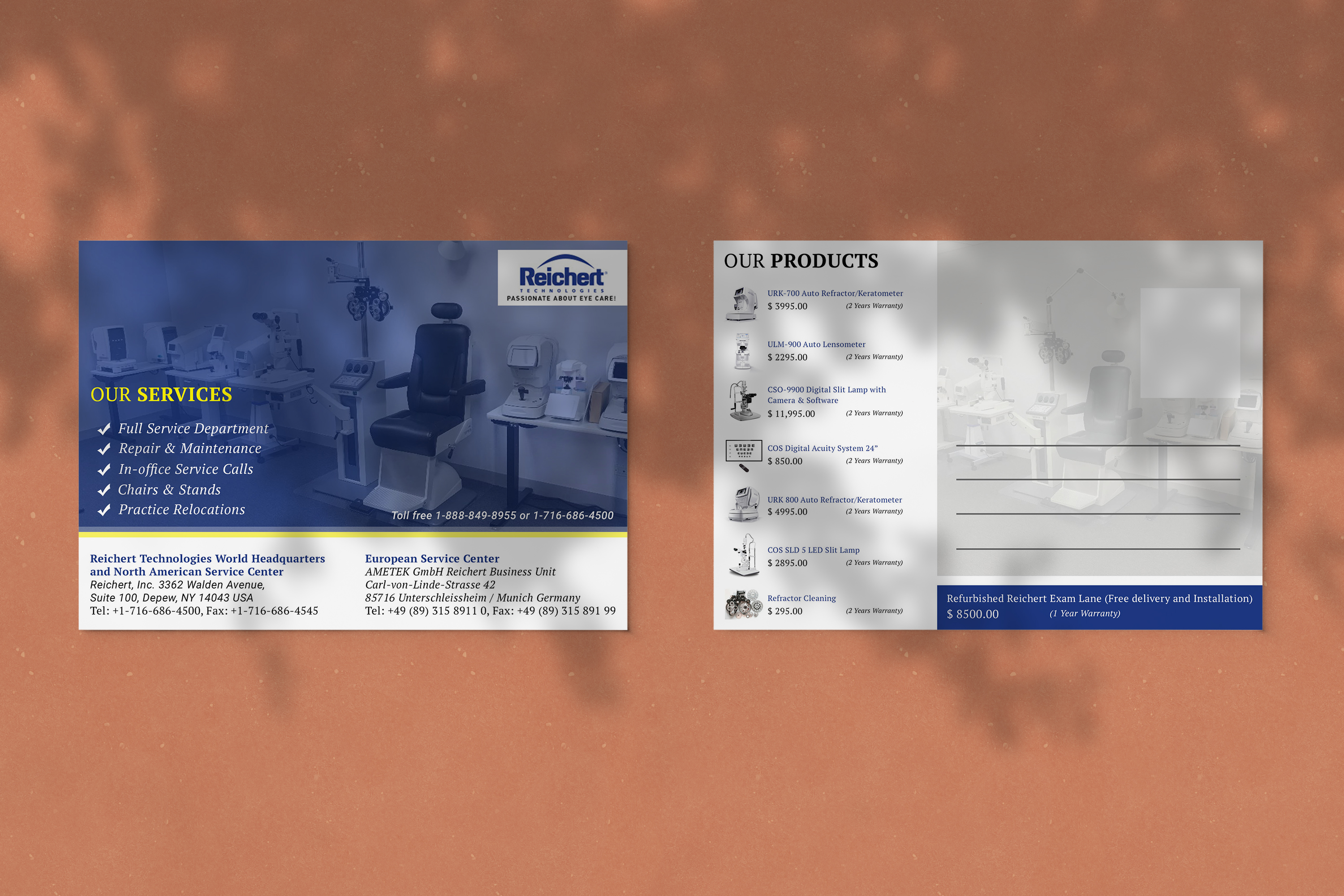 Diseño de Postal por Creative Chamber para Chicago Ophthalmic Services, Inc | Diseño #25450410