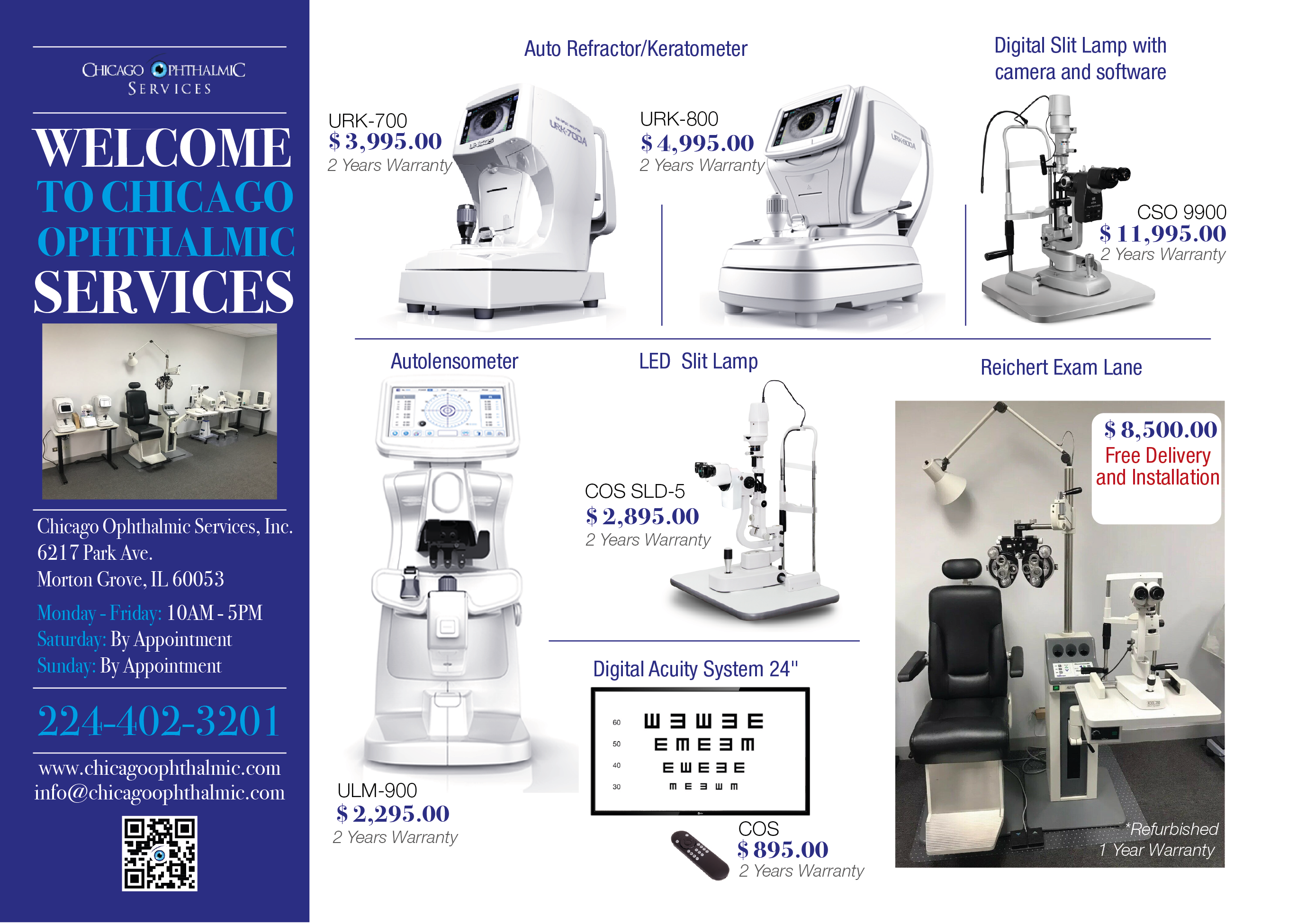 Postkarten-Design von Yaris Windzor für Chicago Ophthalmic Services, Inc | Design: #25463618