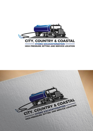 City, Country & Coastal  - Hydro Excavation, High Pressure Jetting and Service Location | Logo Design by hugrian