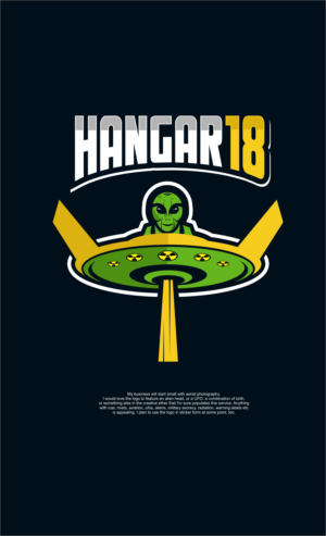 HANGAR 18 | Diseño de Logo por alok bhopatkar