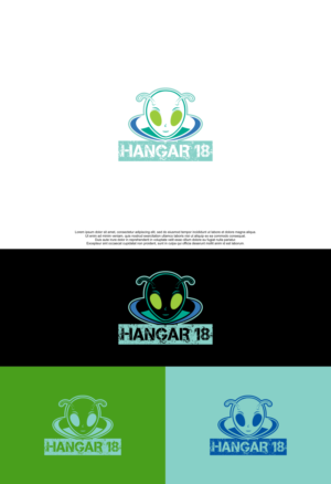 HANGAR 18 | Diseño de Logo por siti MWDesign