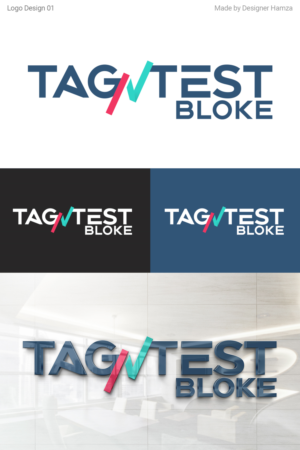 Logo Design by Designer Hamza for Tag n Test Bloke | Design #25436534