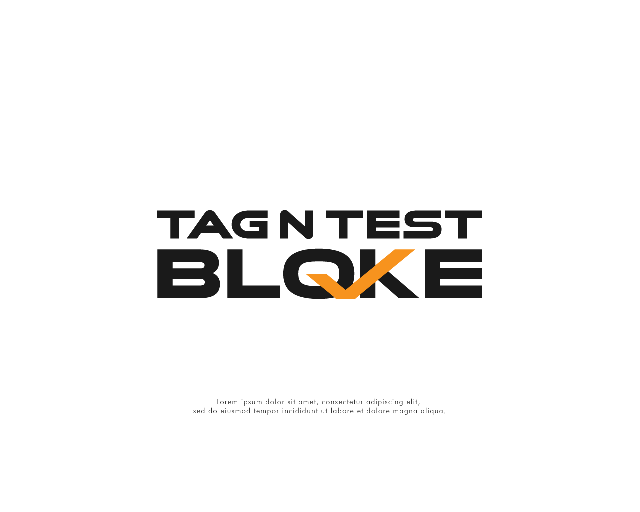 Logo Design by Ara Studio for Tag n Test Bloke | Design #25434996