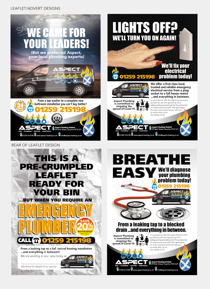 Car Wrap Design by the artworks for Aspect Heating | Design #25454124