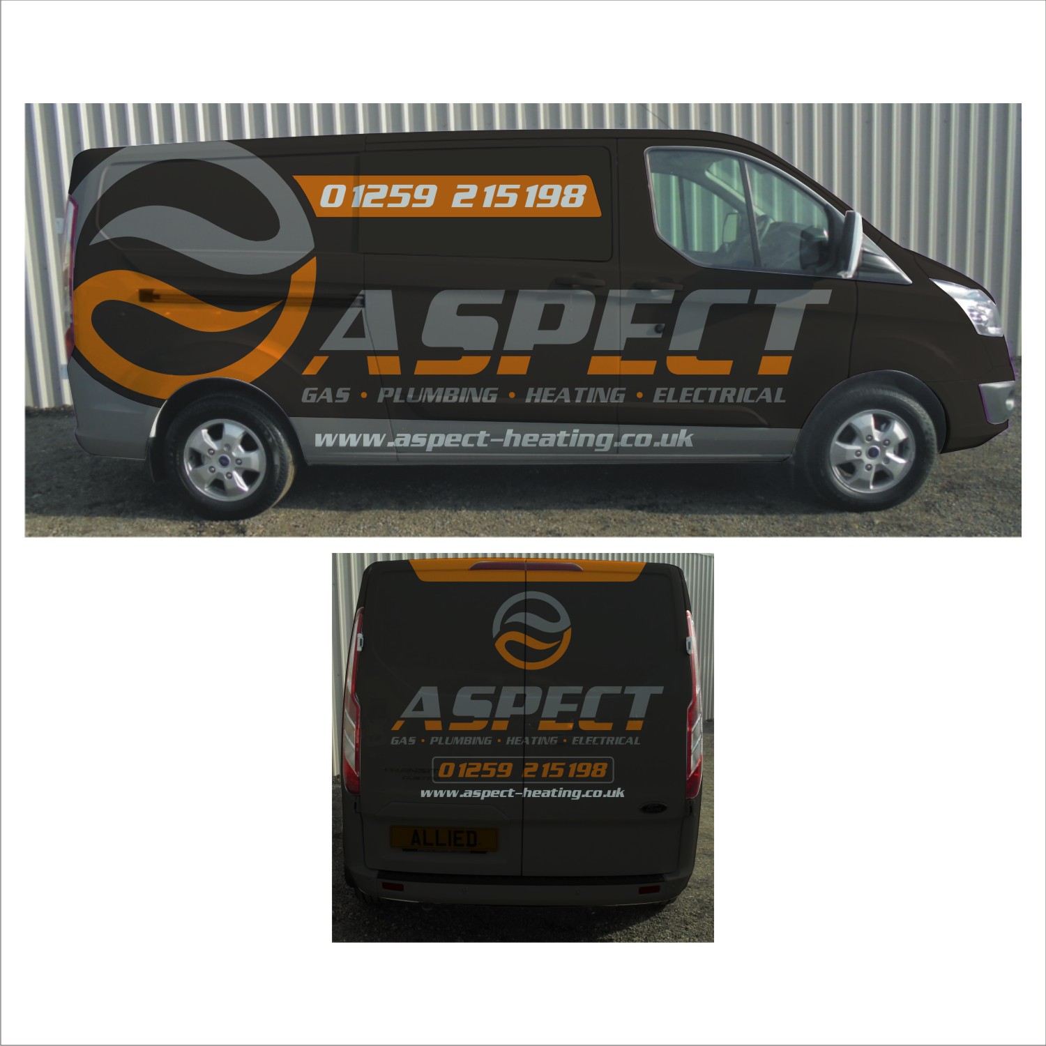 Car Wrap Design by DG+ for Aspect Heating | Design #25465849