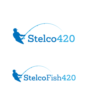 version 1 -   "Stelco 420"    version 2  - "Stelco Fish 420"  | Logo Design by adelvalle