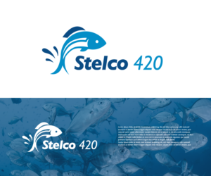 version 1 -   "Stelco 420"    version 2  - "Stelco Fish 420"  | Logo Design by Ng V Duc