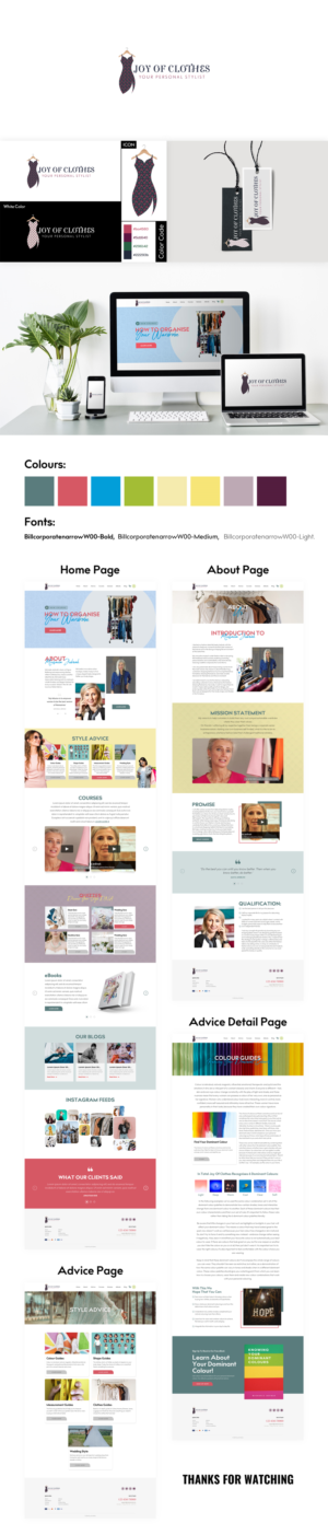 Web Design by Techvolte for Joy of Clothes (JOC Business Ltd) | Design #25683770