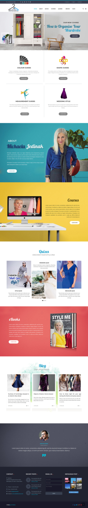 Web Design by webxvision for Joy of Clothes (JOC Business Ltd) | Design #25638415