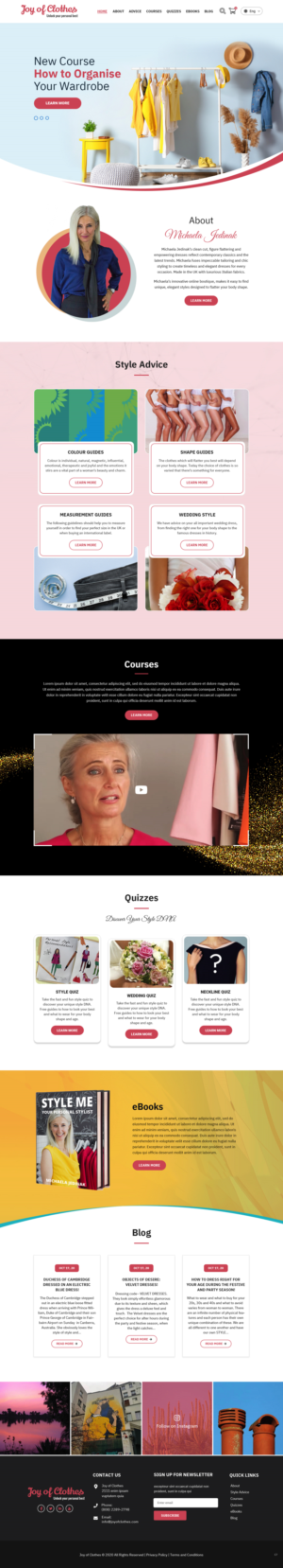 Web-Design von pb für Joy of Clothes (JOC Business Ltd) | Design: #25550040