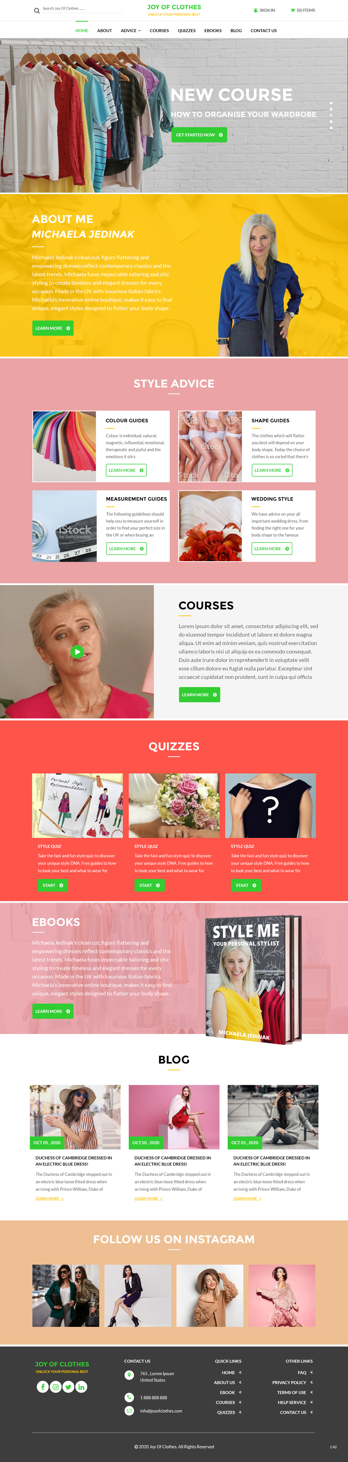 Web Design by pb for Joy of Clothes (JOC Business Ltd) | Design #25550041