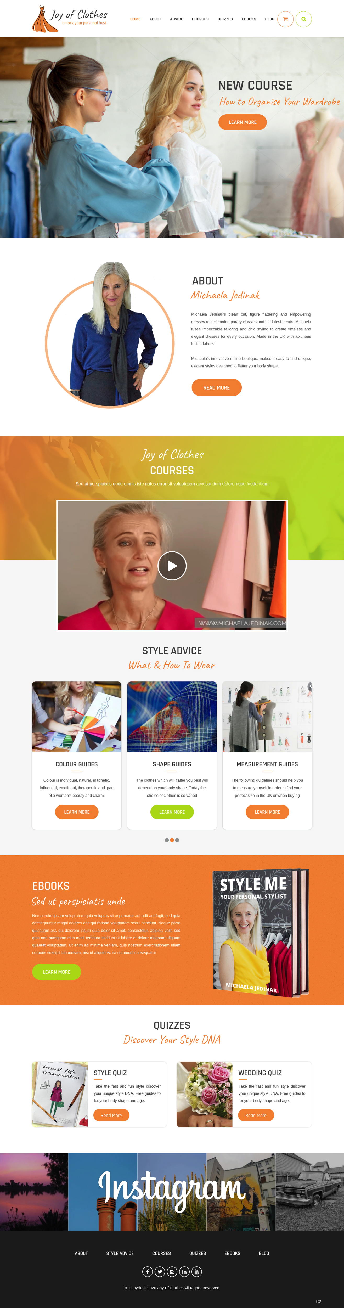 Web Design by pb for Joy of Clothes (JOC Business Ltd) | Design #25550043