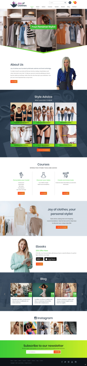 Web-Design von pb für Joy of Clothes (JOC Business Ltd) | Design: #25550046