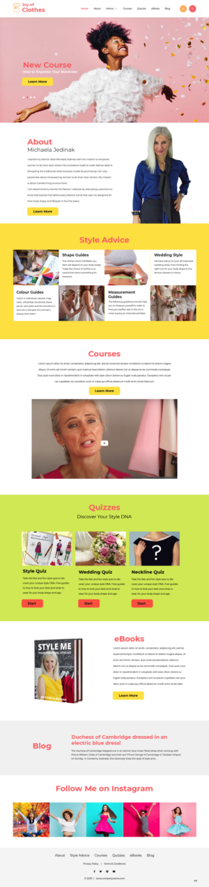Web-Design von pb für Joy of Clothes (JOC Business Ltd) | Design: #25550047