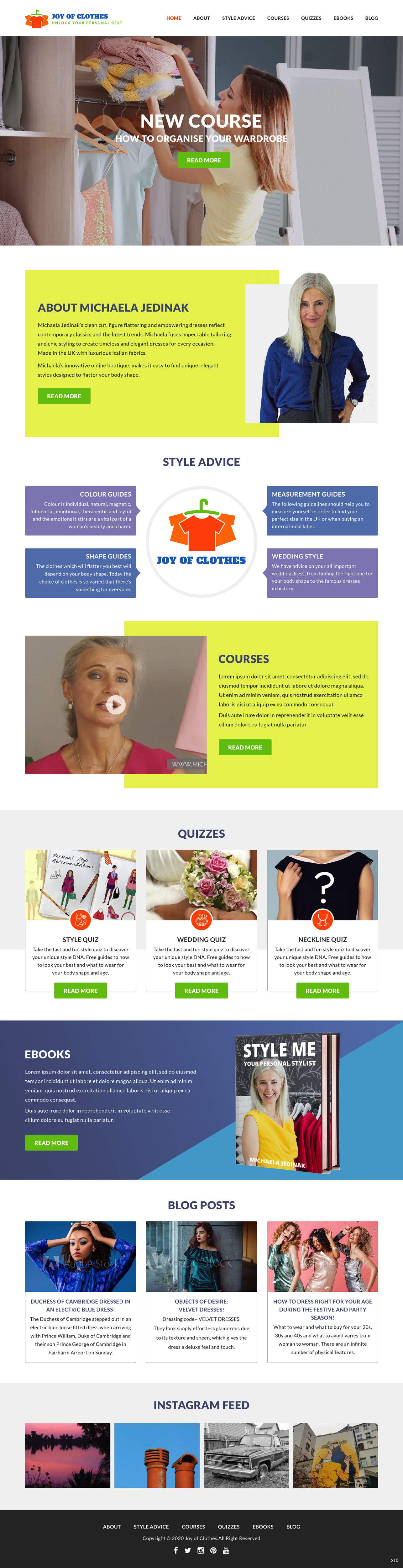 Web Design par pb pour Joy of Clothes (JOC Business Ltd) | Design #25550049