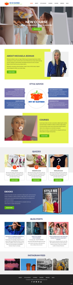 Web-Design von pb für Joy of Clothes (JOC Business Ltd) | Design: #25550049