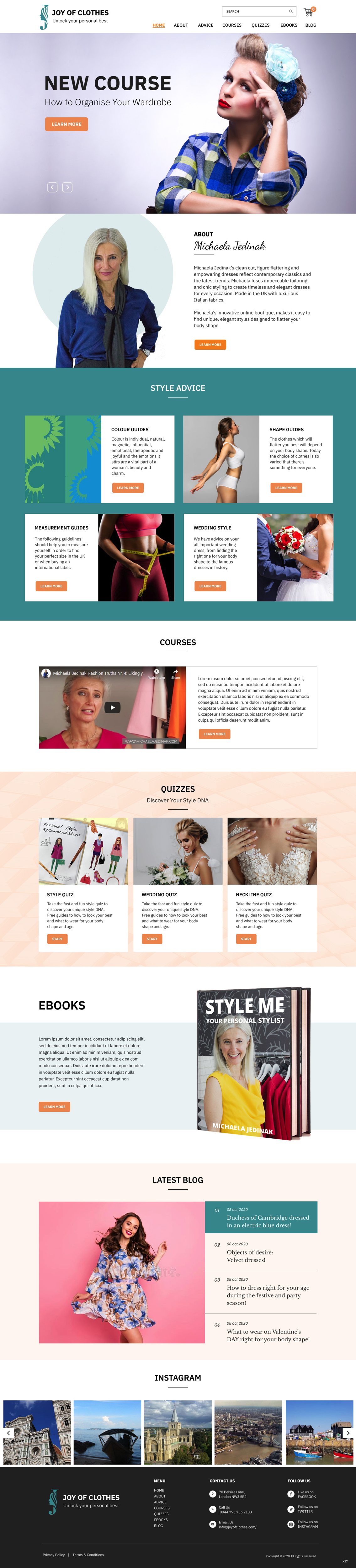 Web Design par pb pour Joy of Clothes (JOC Business Ltd) | Design #25586439