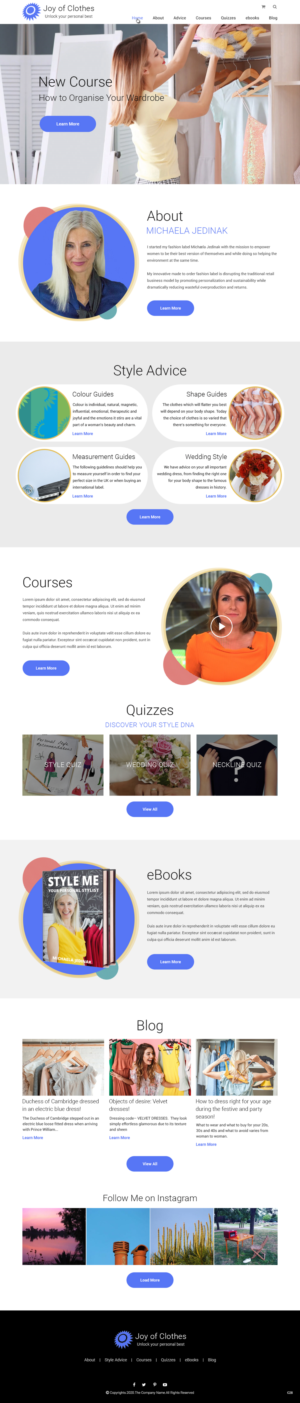 Web-Design von pb für Joy of Clothes (JOC Business Ltd) | Design: #25599539