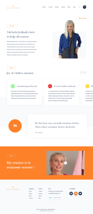 Web Design by weekidesigner for Joy of Clothes (JOC Business Ltd) | Design: #25634986