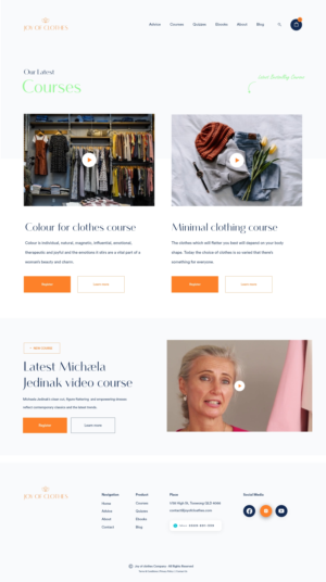 Web Design by weekidesigner for Joy of Clothes (JOC Business Ltd) | Design: #25635004